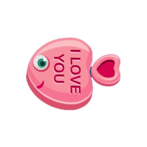 Candy Heart Fish